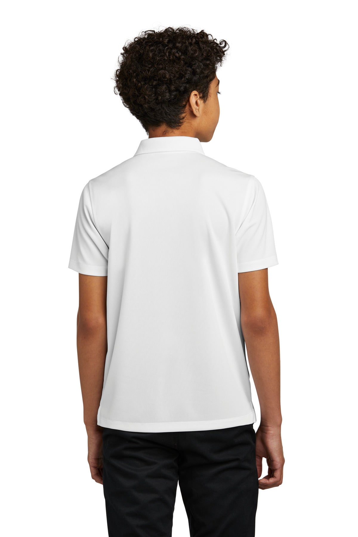 Port Authority Youth Dry Zone UV Micro-Mesh Polo Y110 - White - back