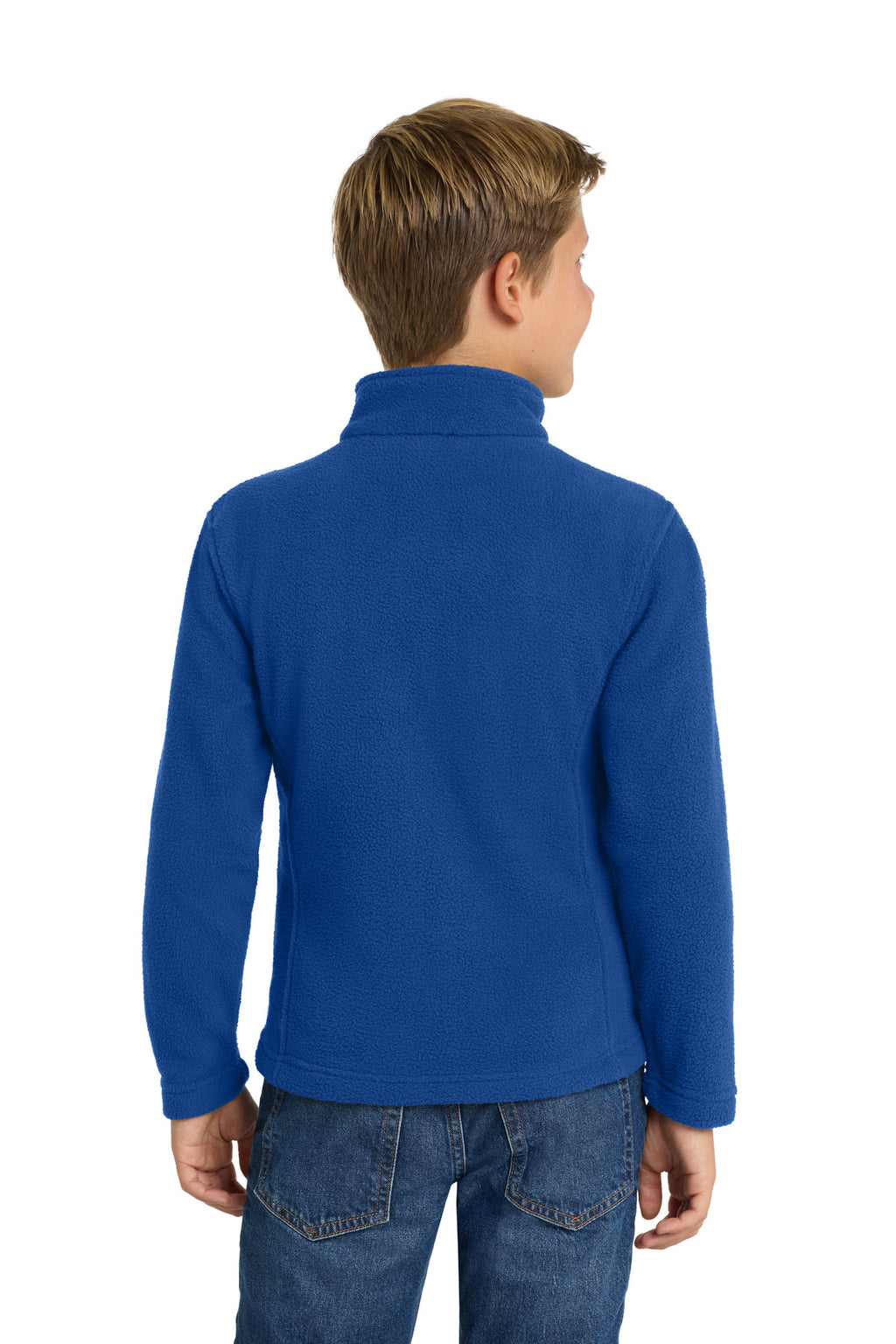 Port Authority Youth Value Fleece Jacket. Y217 - True Royal - back