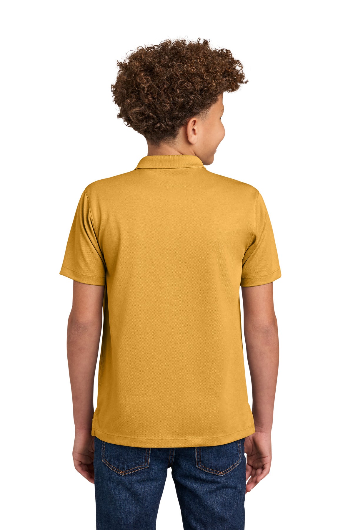 Port Authority Youth Wearever Performance Pique Polo Y240 - Gold - back