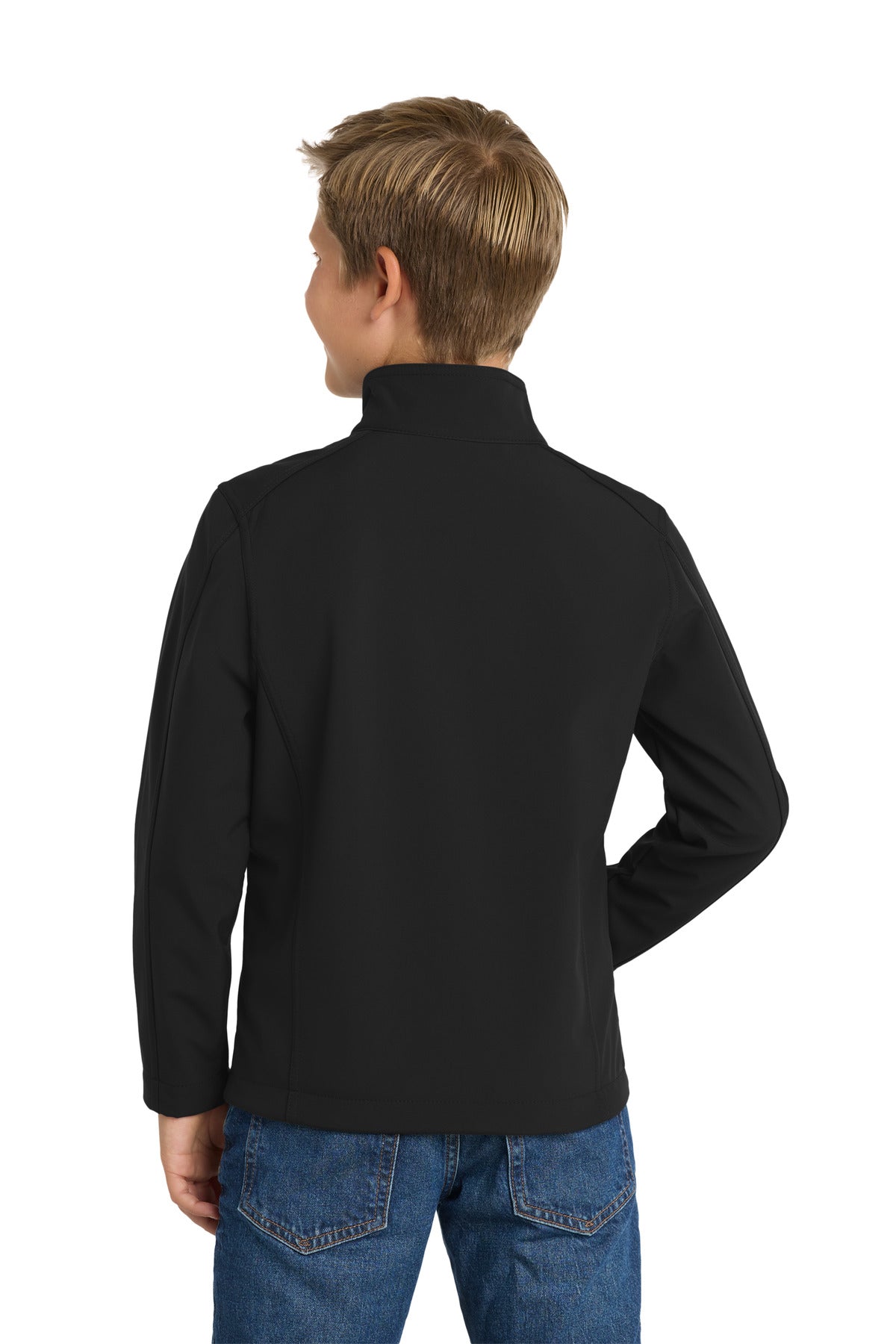 Port Authority Youth Core Soft Shell Jacket. Y317 - Black - back