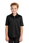 Port Authority Youth Silk Touch Performance Polo. Y540 - Black - front