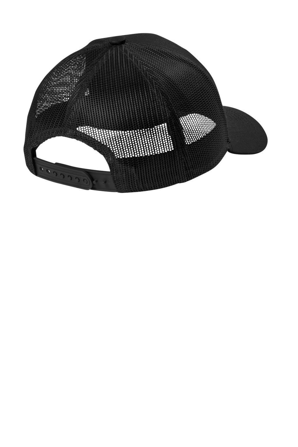 Port Authority Youth Snapback Trucker Cap YC402 - Black - back