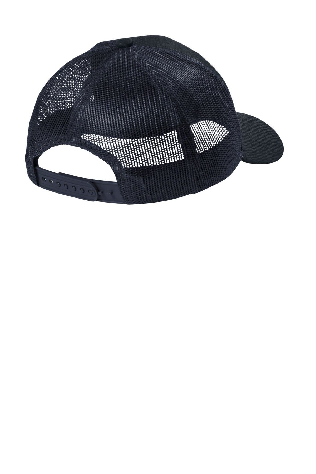 Port Authority Youth Snapback Trucker Cap YC402 - Rich Navy - back