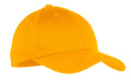 Port Authority Youth Six-Panel Twill Cap. YCP80 - Athletic Gold - front