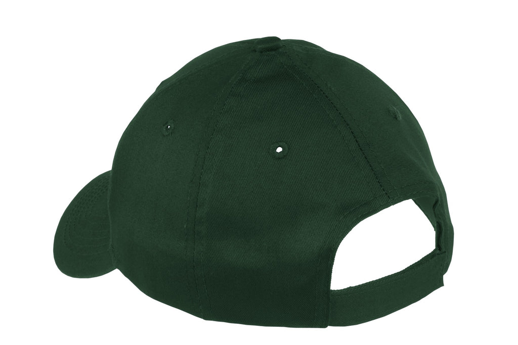 Port Authority Youth Six-Panel Twill Cap. YCP80 - Hunter - back