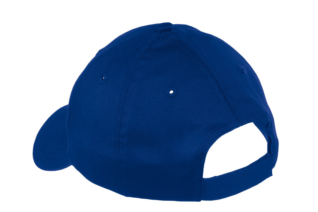 Port Authority Youth Six-Panel Twill Cap. YCP80 - Royal - back