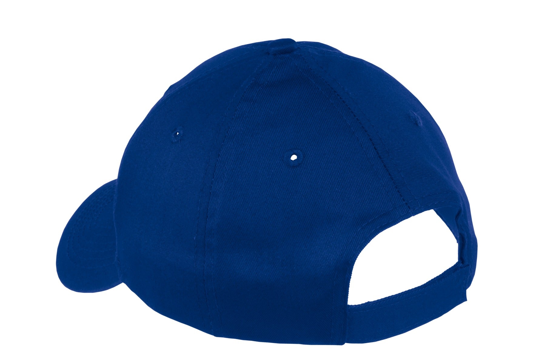 Port Authority Youth Six-Panel Twill Cap. YCP80 - Royal - back