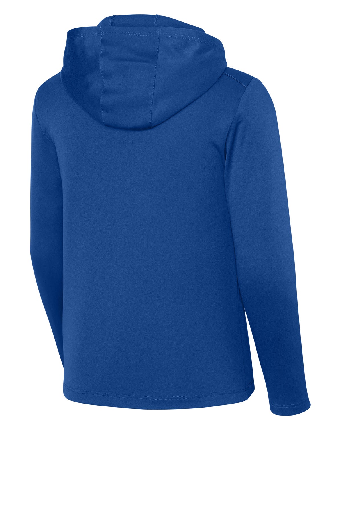 Sport-Tek Youth Posi-UV Pro Long Sleeve Hoodie YST420LSH - True Royal - back