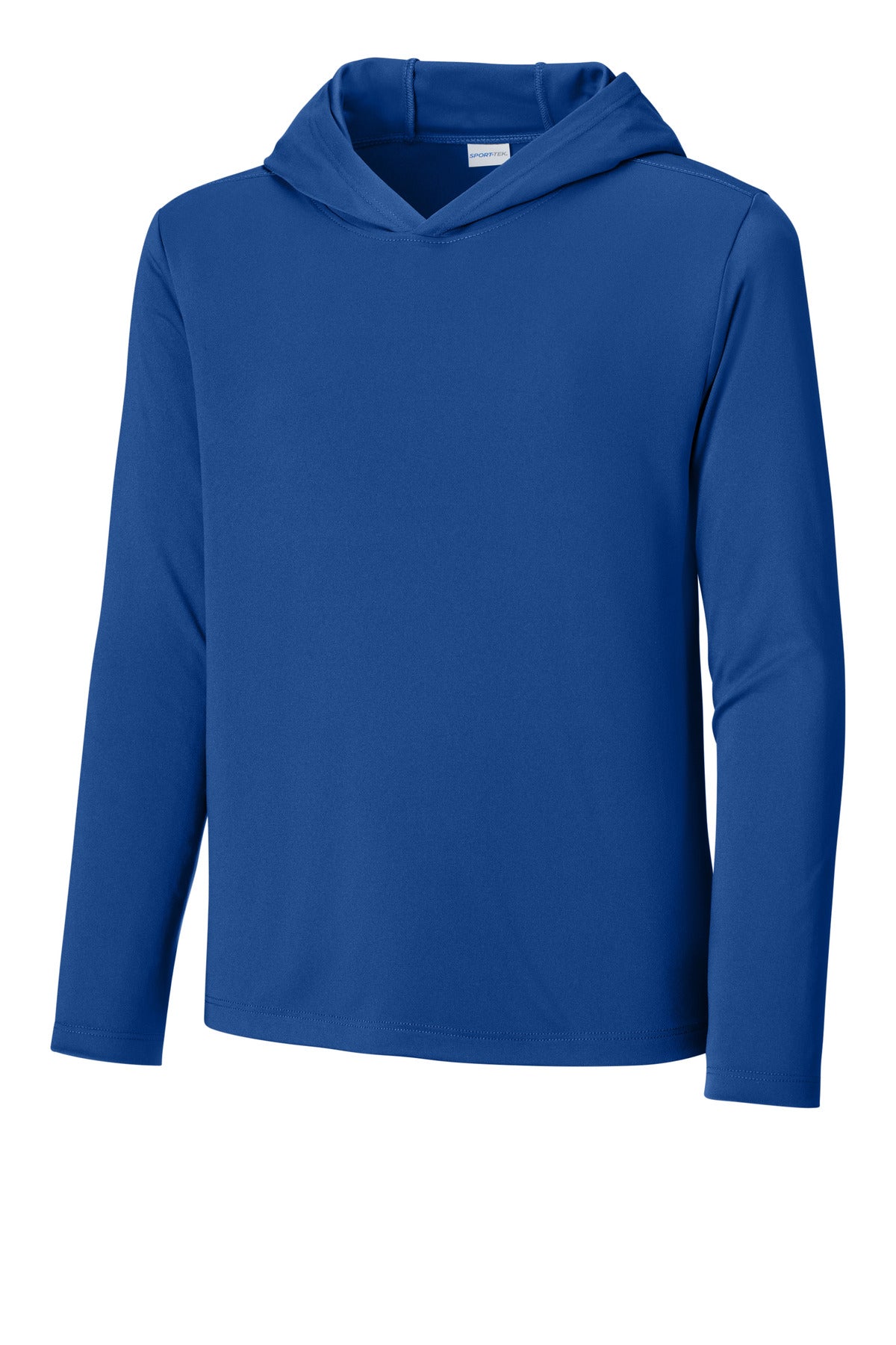 Sport-Tek Youth Posi-UV Pro Long Sleeve Hoodie YST420LSH - True Royal - front