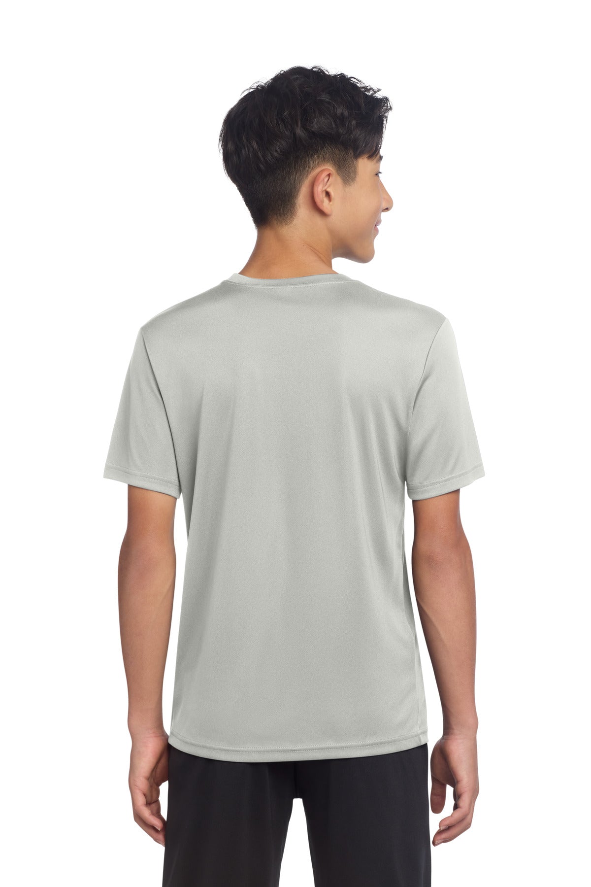 Sport-Tek Youth PosiCharge Re-Compete Tee YST720 - Silver - back