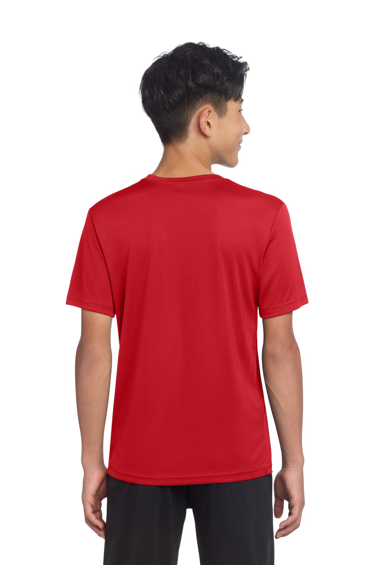 Sport-Tek Youth PosiCharge Re-Compete Tee YST720 - True Red - back