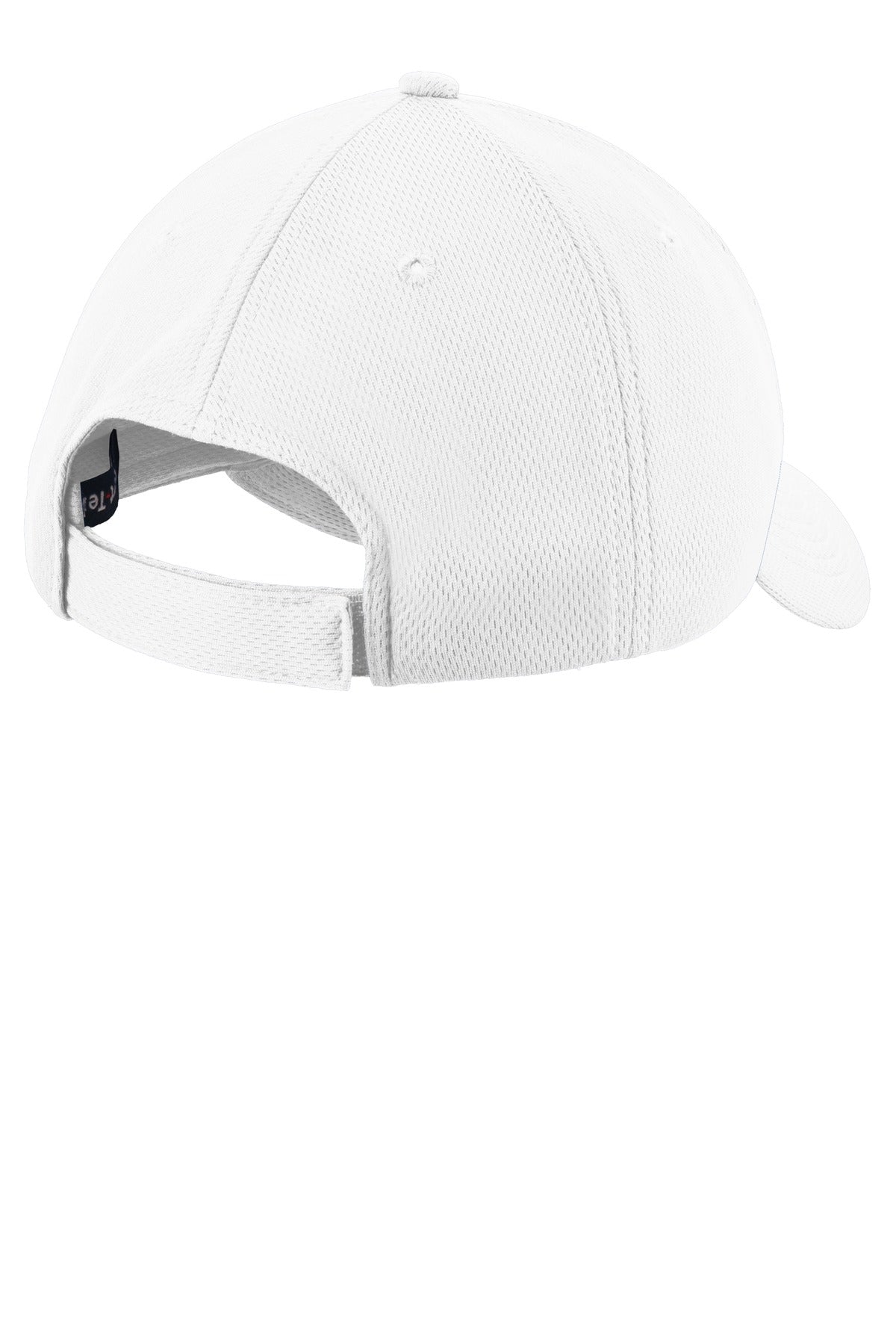 Sport-Tek Youth PosiCharge RacerMesh Cap. YSTC26 - White - back
